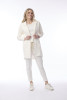 Long Hoodie Cardigan Winter White