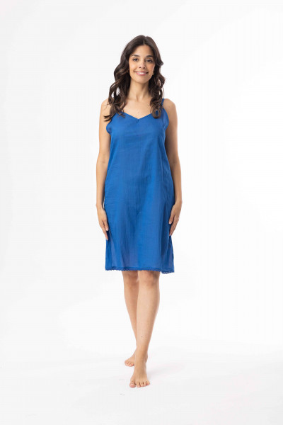 Long Slip (26) Electric Blue