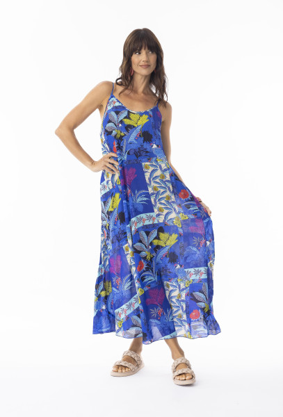 Luna Dress Strappy Print