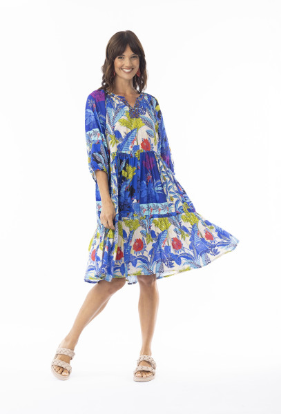 Luna Dress V Print