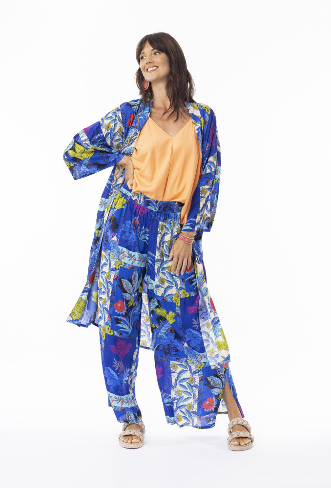 Luna Wrap Long Print