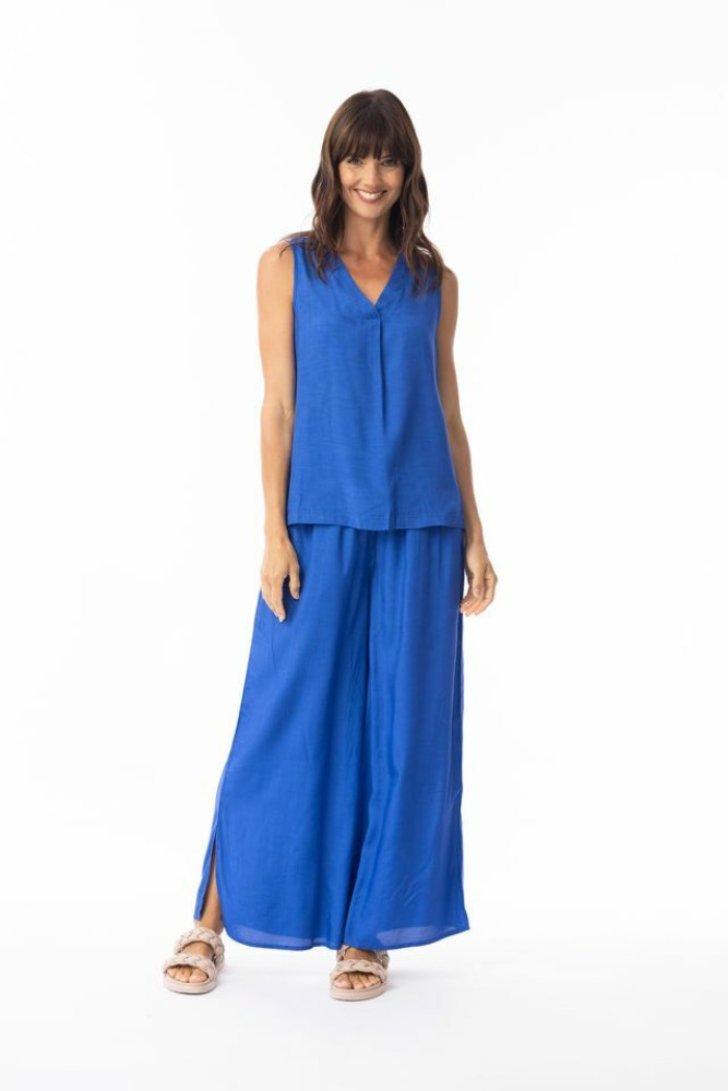 Lux Cami Sleeveless Ibiza Blue