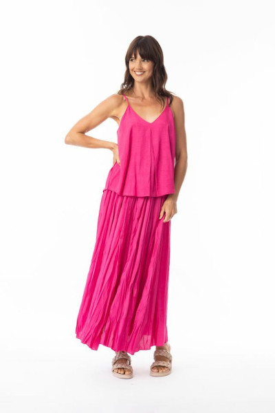 Lux Cami Strappy Hot Pink