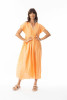 Lux Dress Pleated APRICOT