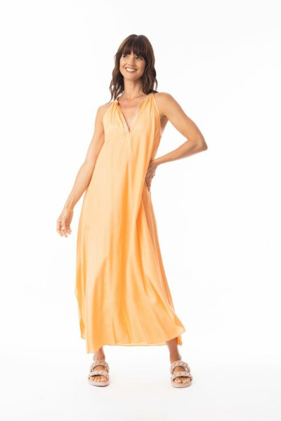 Lux Dress Sleeveless Maxi APRICOT