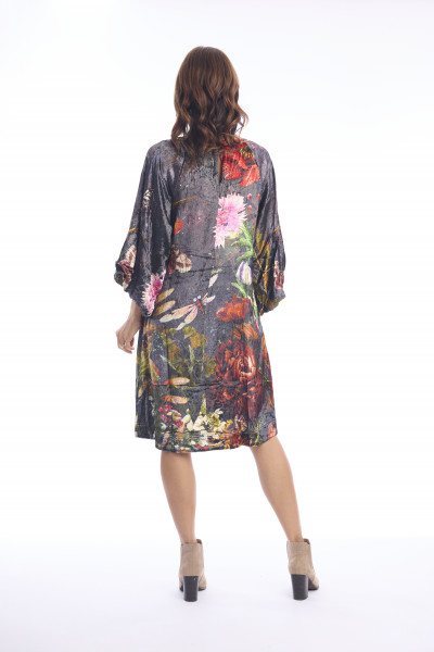 Maguana Dress Shift bubble slv Print
