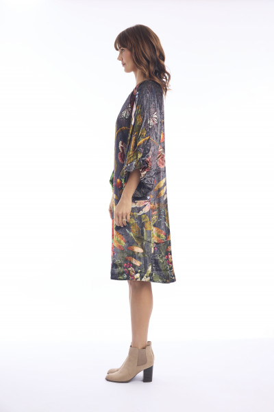 Maguana Dress Shift bubble slv Print