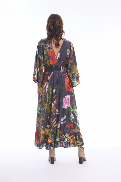 Maguana Dress V Maxi Print