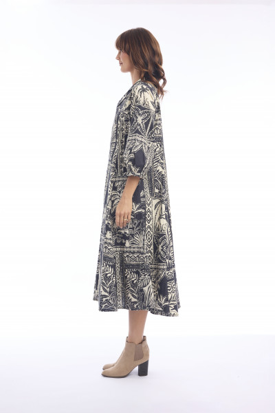 MALLORCA Dress Collar Print