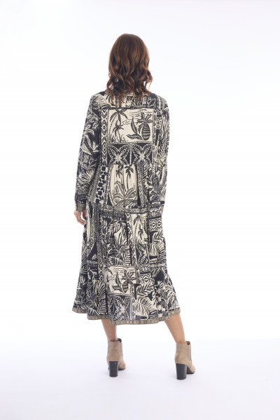 MALLORCA Dress Layered Print