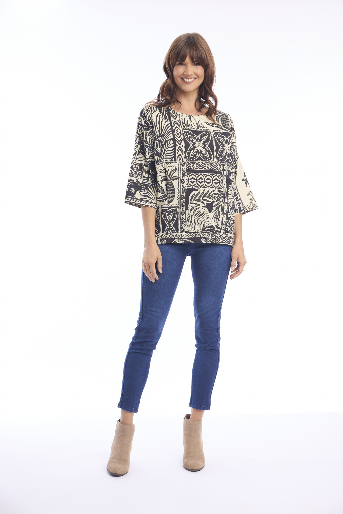 MALLORCA Top Print