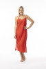 Maxi Length Slip Scarlet