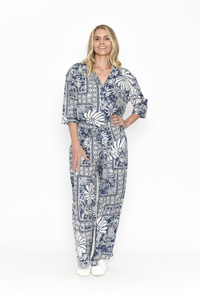 Millie Matching Shirt & Pants Set FloralScf 1