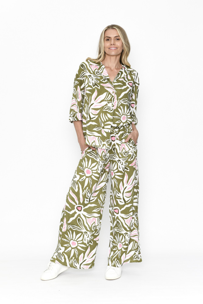 Millie Matching Shirt & Pants Set SunFloral 2