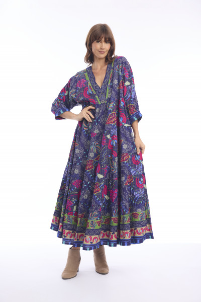 Monterey Dress Maxi V Print