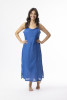 Maxi Length Slip (26) Electric Blue