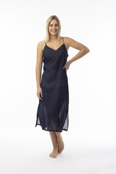Maxi Length Slip (26) Navy