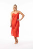 Maxi Length Slip (26) Scarlet