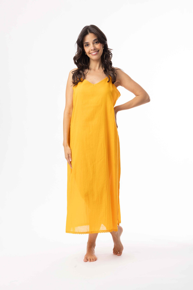 Maxi Length Slip (26) Kumquat