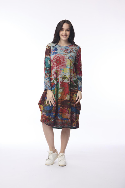 Nippori Dress Bubble Print