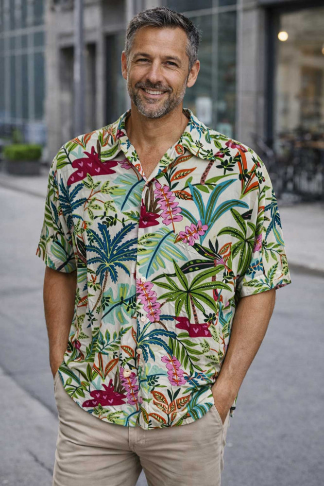 Mens Short slv Collar shirt Ovahe