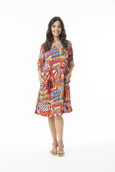 Peru Dress Contemporary Print