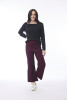 Ponte Pant Flair Leg Wine
