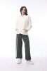 Ponte Pant Oversize Side Band Military