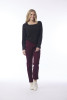 Ponte Pant Straight Leg Wine