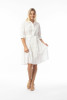 Poplin Essentials Dress Buttonthrough White