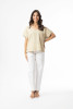 Poplin Essentials Top Boxy Sand
