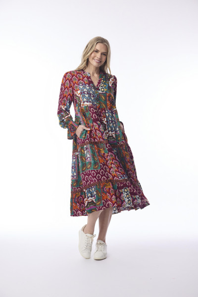 Prato Dress Round Neckline Print