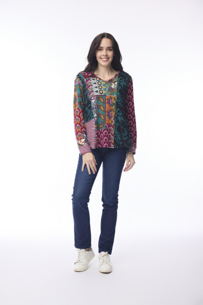 Prato Top Patch Print