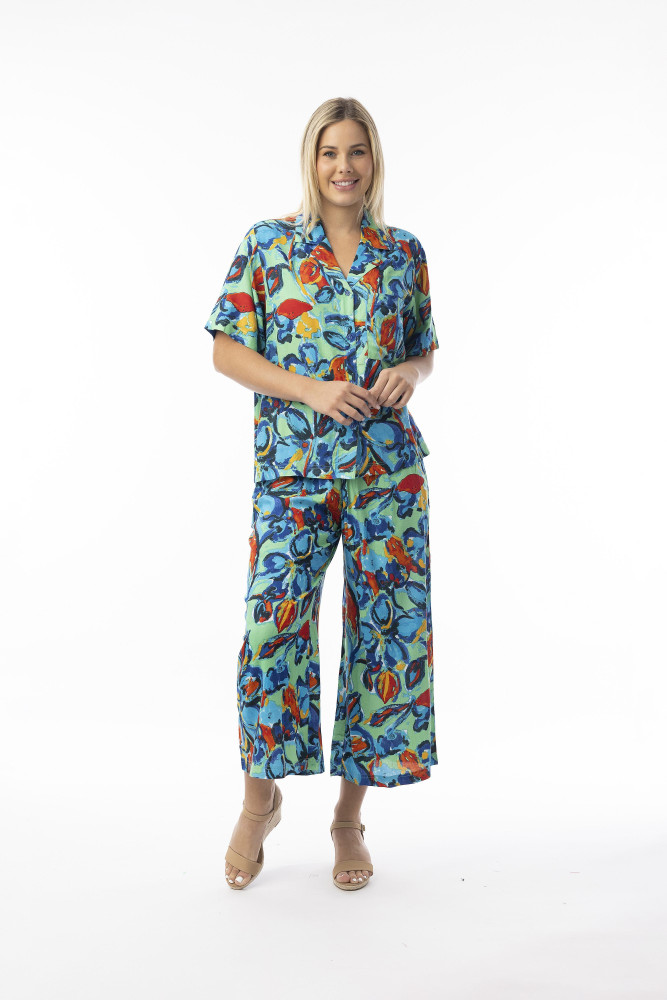 Printed Cotton Pant Floral