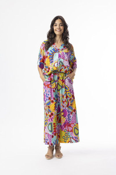 Printed Cotton Pant Pop