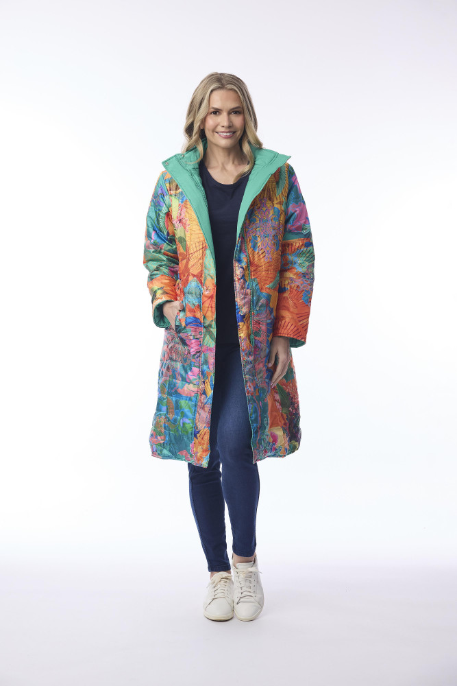 Puffer Coat Oriental Bird