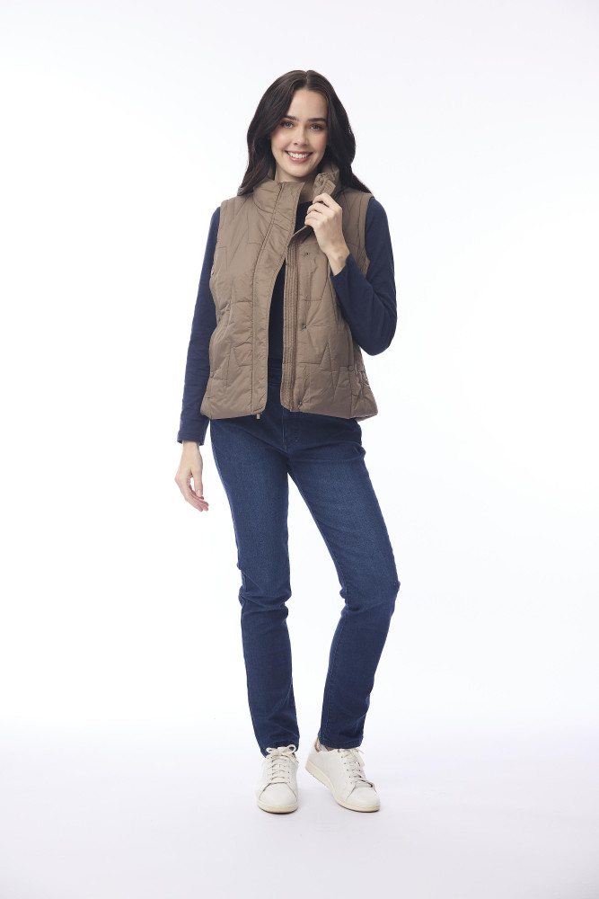 Puffer Vest Mud