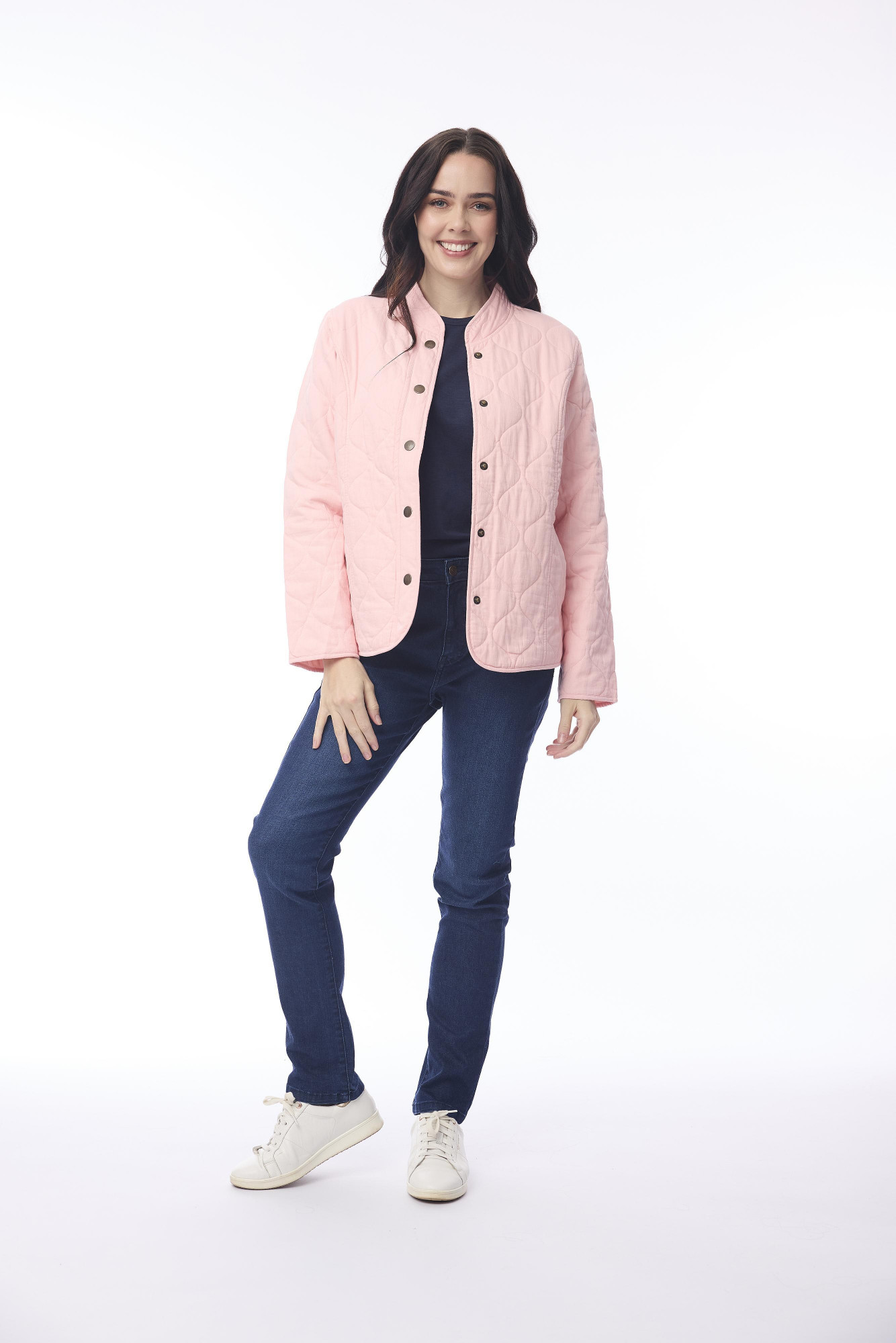 Quilted Jacket Blush Pink