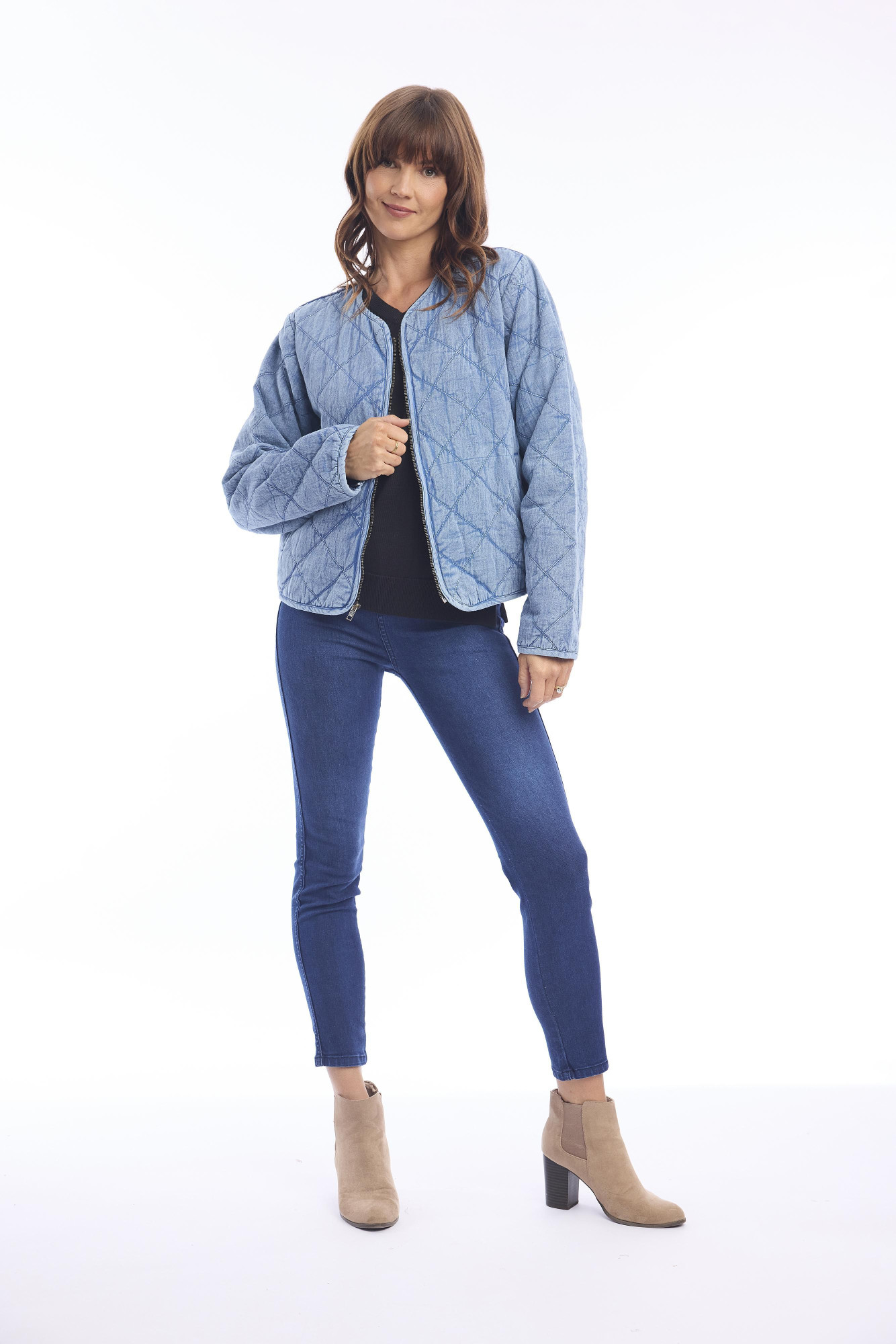 Quilted jacket Chambray