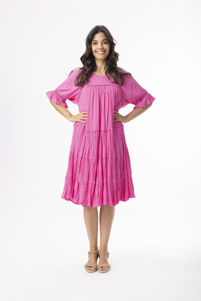 Rayon Essentials Dress layers NEW PINK