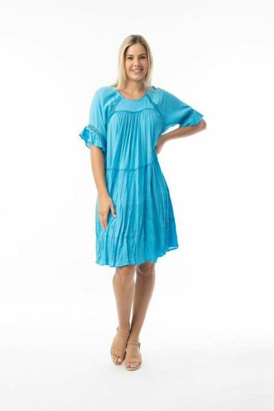 Rayon Essentials Dress layers NEW Saffron