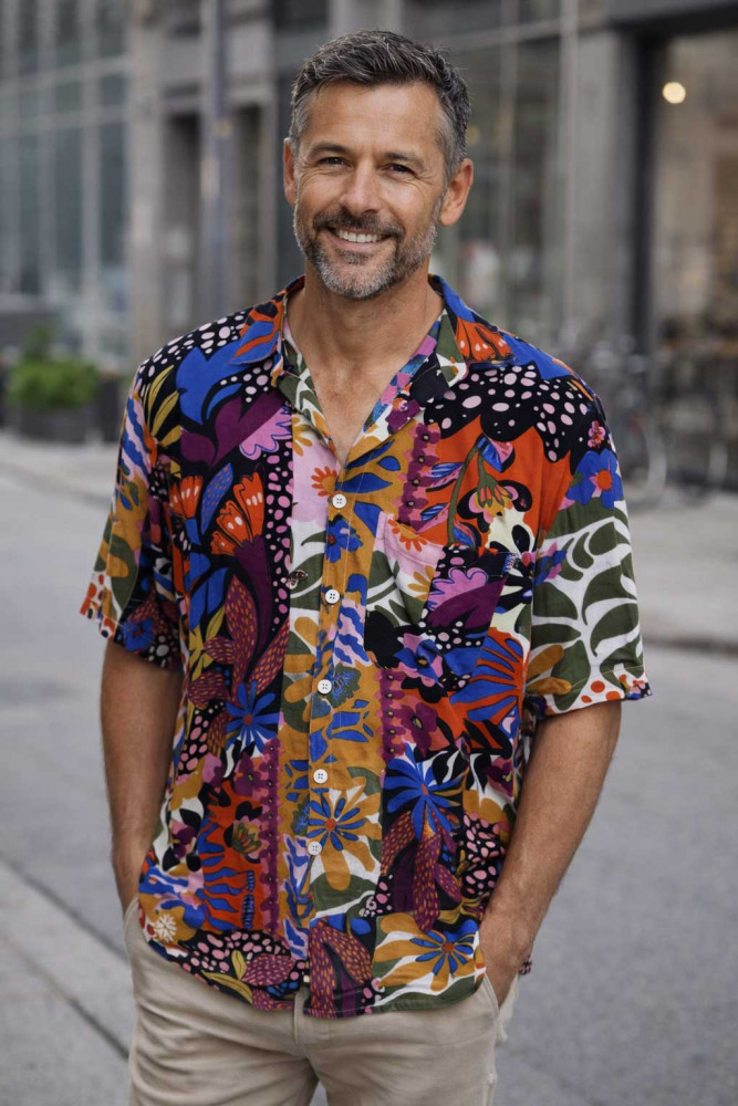 Mens Short slv Collar shirt Salvador