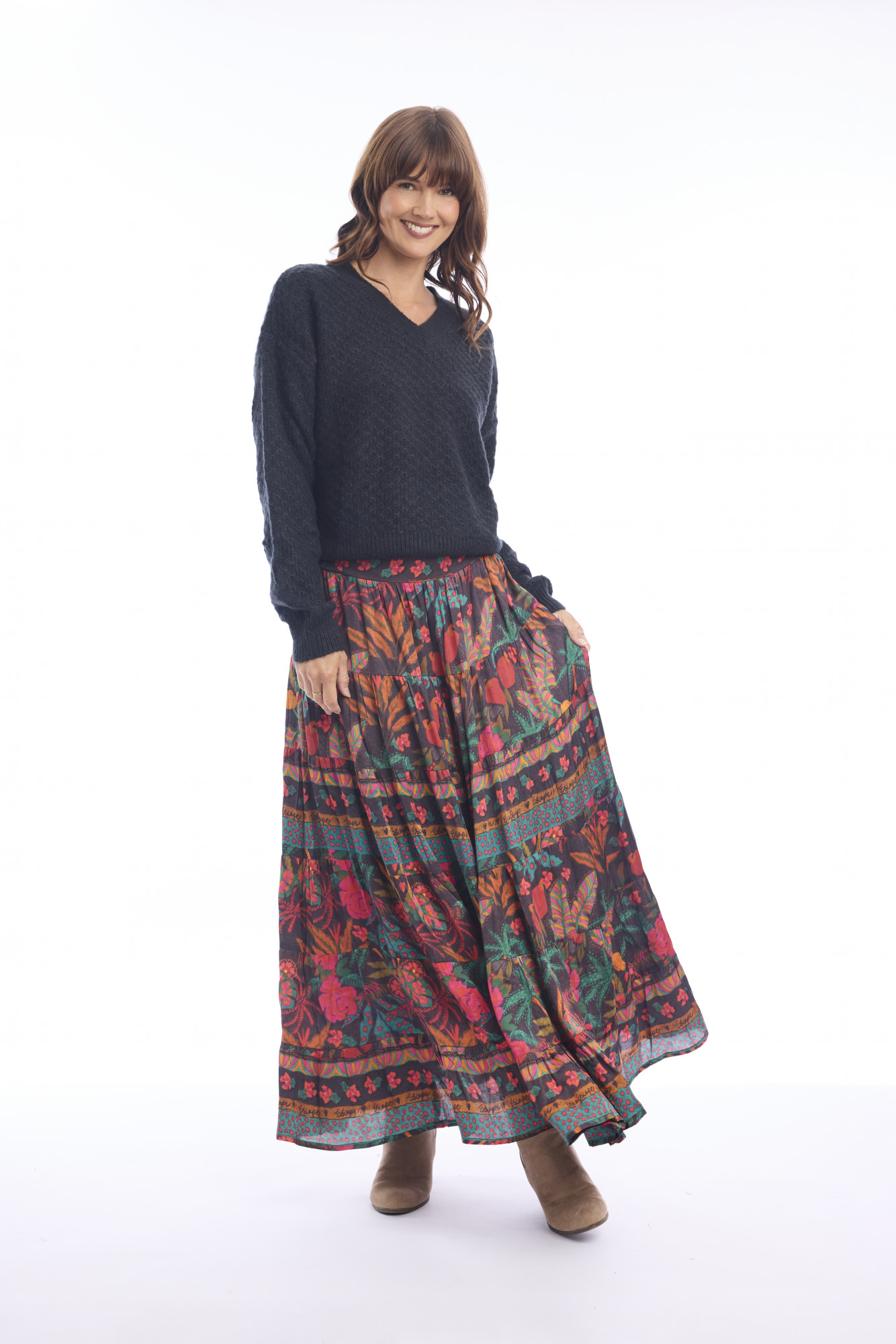 Samos Skirt Print