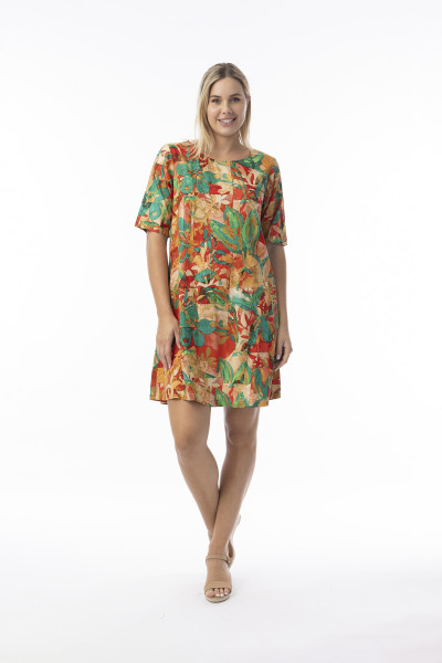 Sao Paulo Dress Contemporary Print