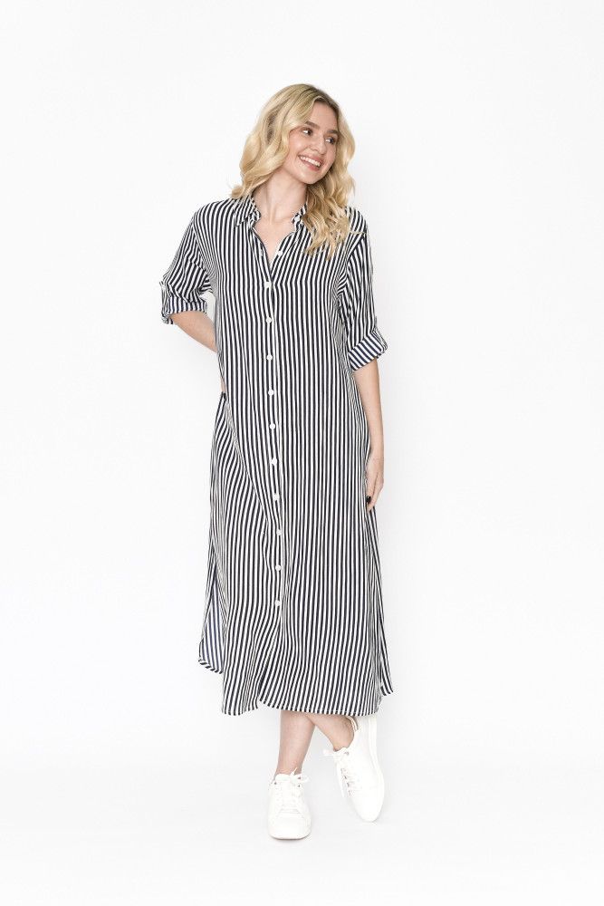 Sofia Shirt Dress Navy