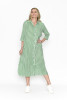 Sofia Shirt Dress STRIPE GREEN