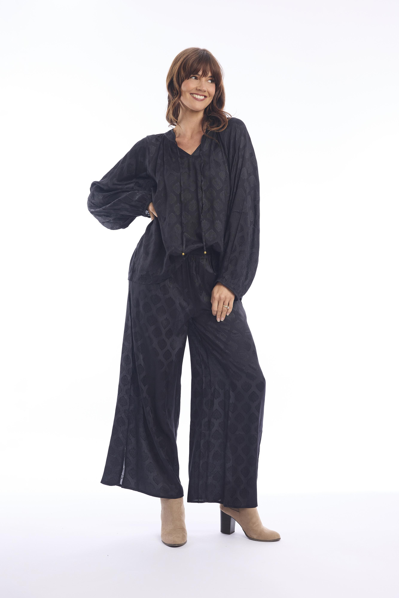Solid Pants Black