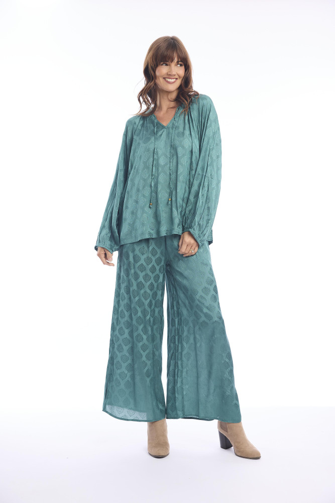 Solid Pants Deep Jungle