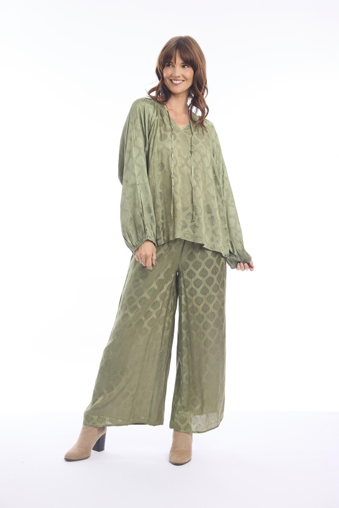 Solid Pants Olive Branch