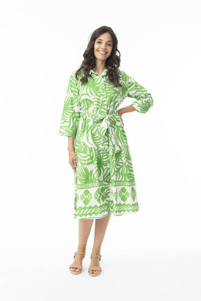 Suriname Green Dress Collar Green